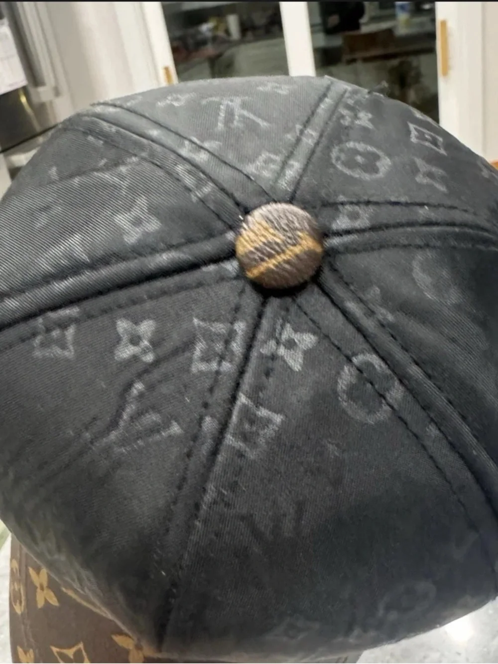 Louis Vuitton LV Monogram Get Ready Baseball Cap Hat Black  And Brown 2 Tone - Picture 9 of 12